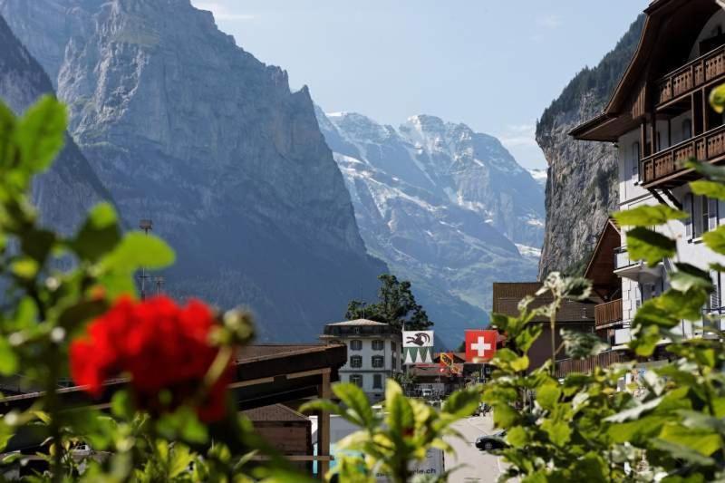 Ferienwohnung Bahnhoefli Lauterbrunnen Eksteriør billede